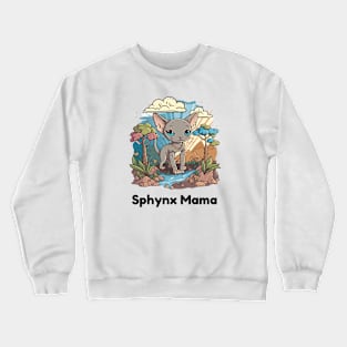 Sphynx Mama Crewneck Sweatshirt